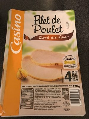 Filet de poulet doré au four - Product - fr