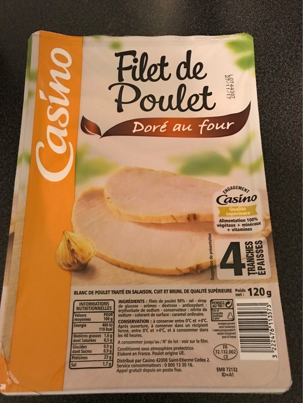 Filet de poulet doré au four - Product - fr