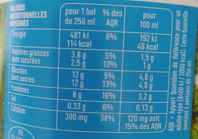 Lait de Montagne demi-écrémé stérilisé UHT - Nutrition facts - fr