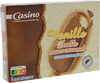 Maxi bâtonnets vanille double sauce caramel enrobage chocolat au lait x4 - Produit