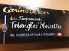 Les surprenants Triangles noisettes au chocolat au lait suisse - نتاج
