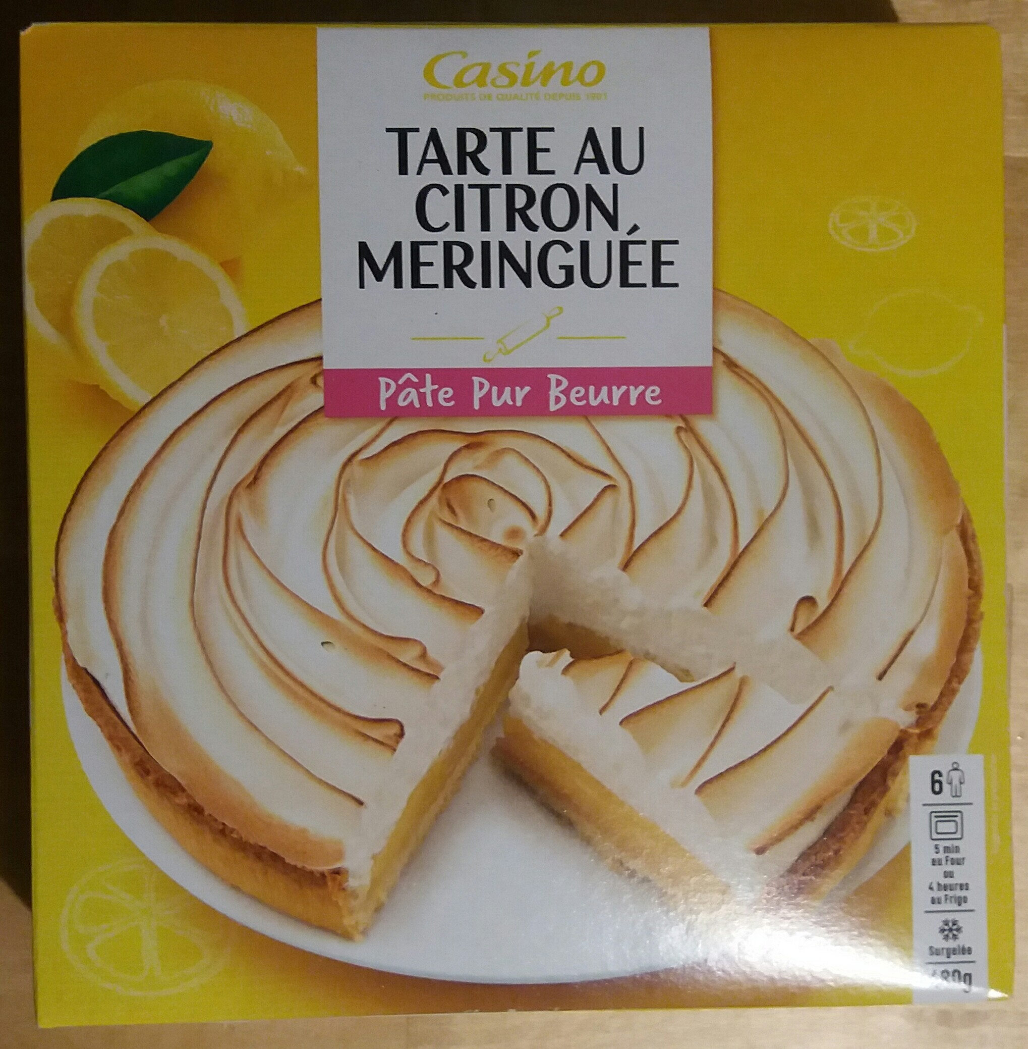 Tarte citron meringuée - Produit