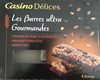 Barres ultra gourmandes Chocolat Noir, cacahuètes, amandes grillées, noisettes Casino - Produkt