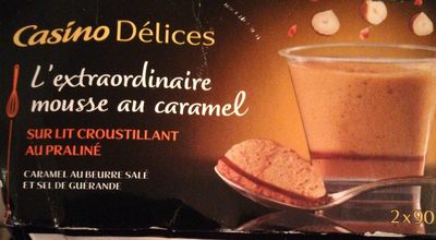L'extraordinaire mousse au caramel sur lit croustillant au praliné - Produkt - fr
