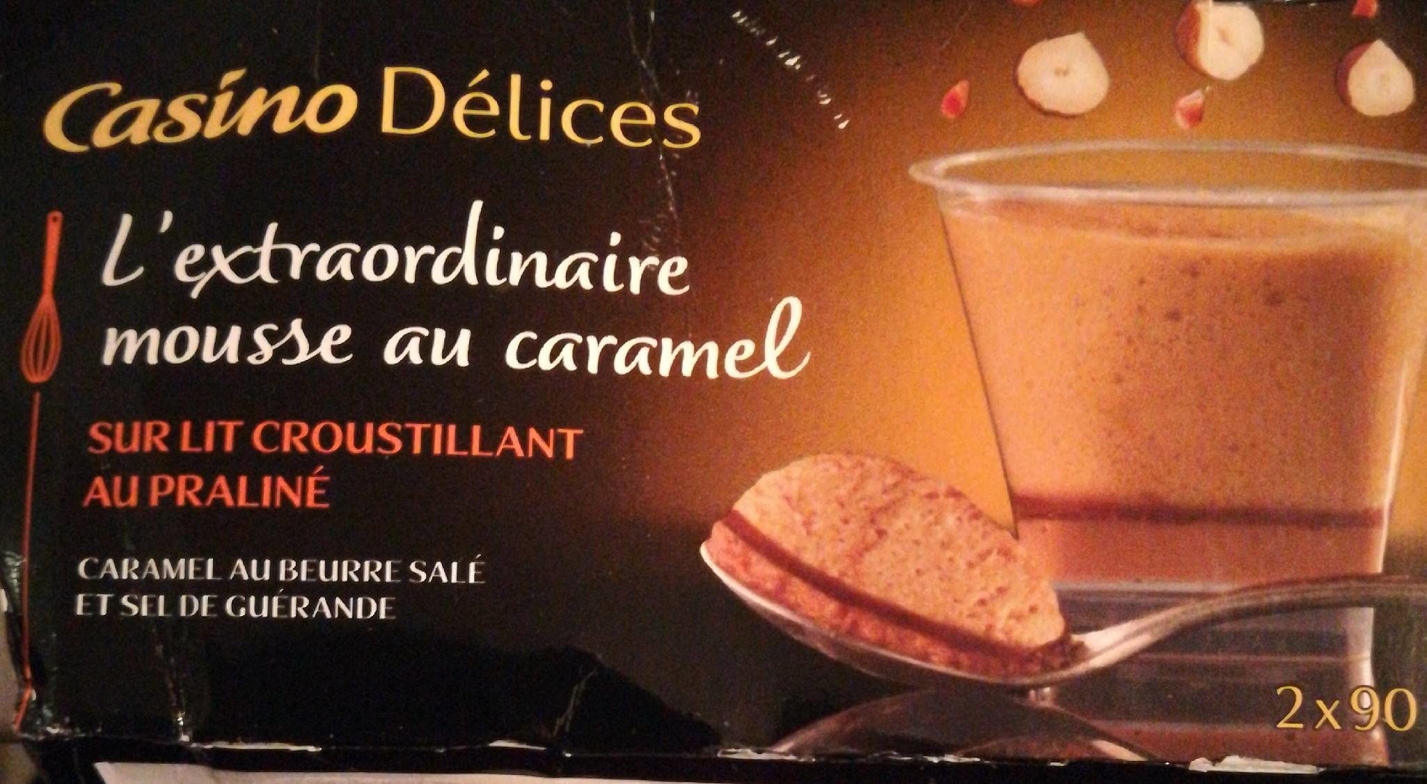 L'extraordinaire mousse au caramel sur lit croustillant au praliné - Produkt - fr
