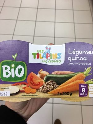 Légumes, quinoa Bio avec morceaux - Dès 8 mois BIO - Producto - fr