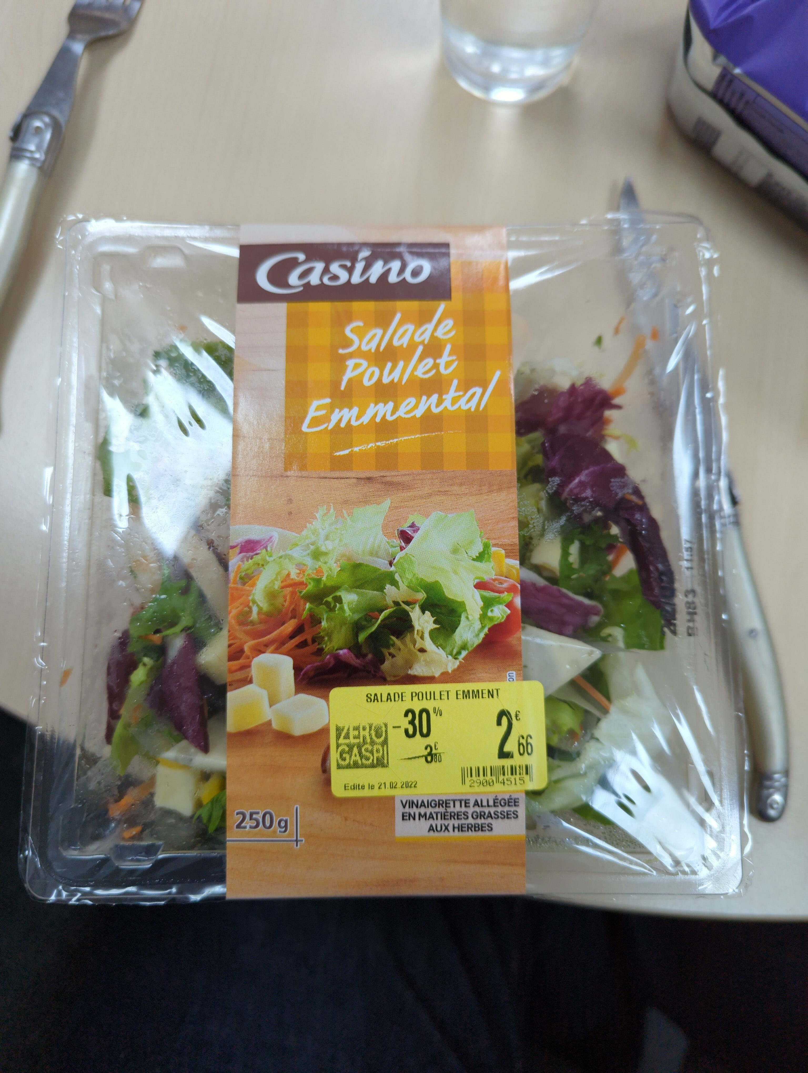 Salade poulet emmental - Product - fr