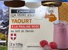 Yaourt au lait de Savoie et à la praline rose - Product