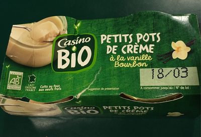 Petits pots de crème à la vanille Bourbon BIO - Producto - fr