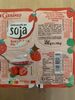Spécialité au soja sur lit à la fraise - Product