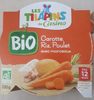 Carotte riz poulet avec morceaux BIO 12 mois - Product