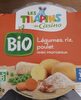 Légumes riz poulet avec morceaux BIO 18 mois - Produit
