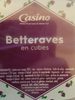 Betteraves en cubes - Produit