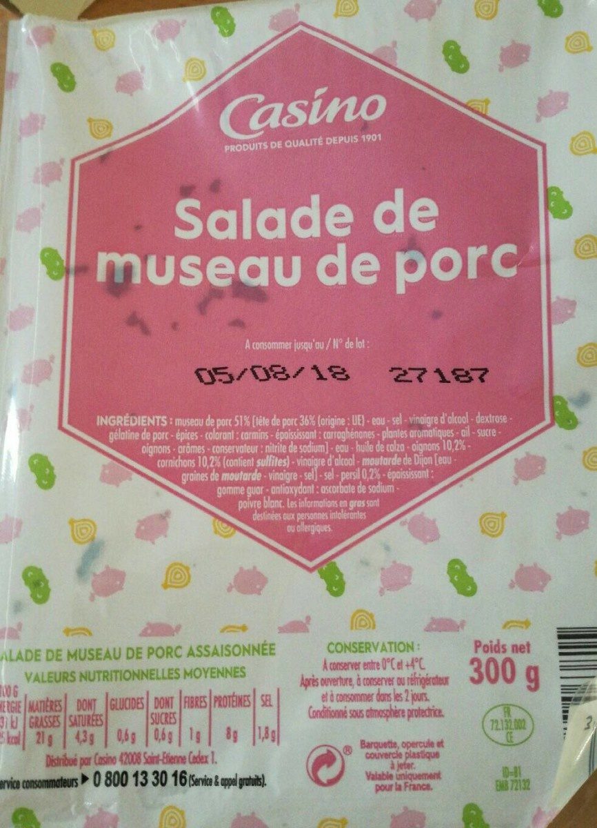 Salade de museau - Product - fr