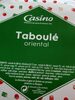 Taboulé oriental - Prodotto