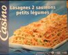 Lasagnes 2 saumons petits légumes - Product