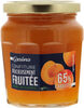 Confiture délicieusement fruitée 65% d'Abricots moins de sucres - Product