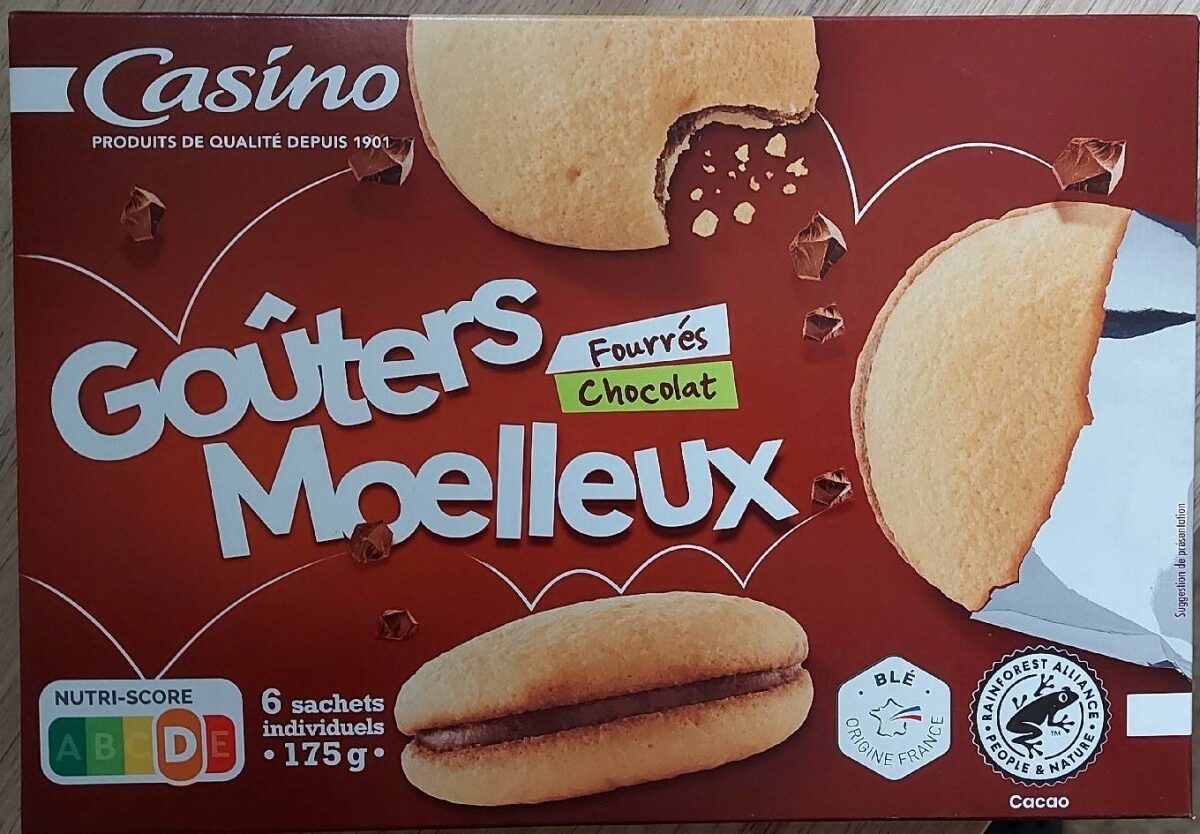 Goûters moelleux fourrage chocolat - نتاج - fr