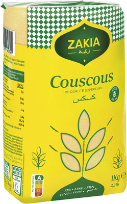 Zakia couscous fin qualite superieur 1kg - Product - fr