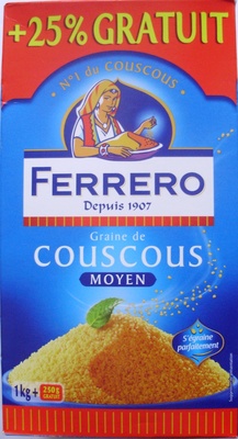 Graine de Couscous Moyen (+ 25 % Gratuit) - Product - fr