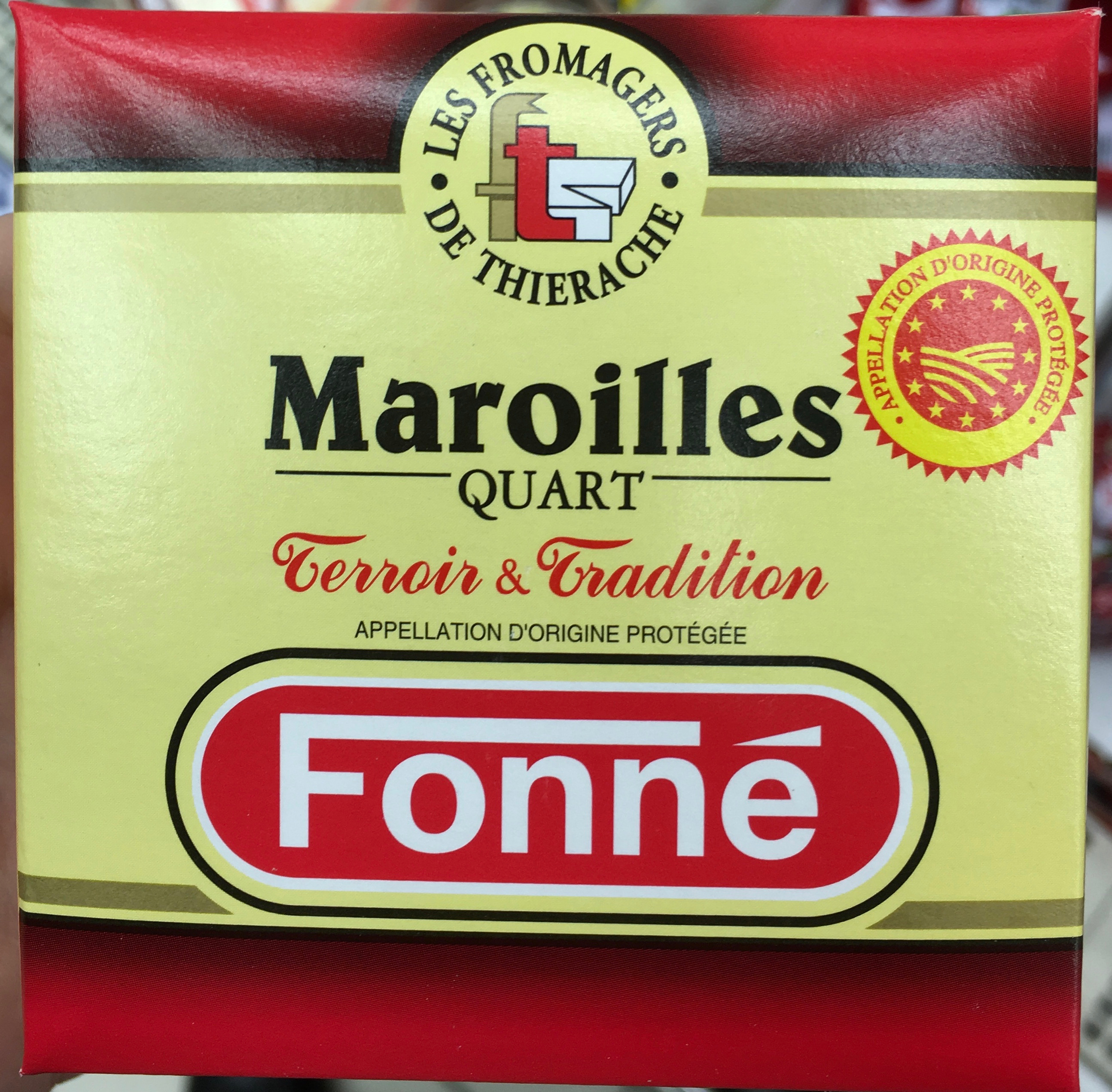 Maroilles Quart (26 % MG) - Produit