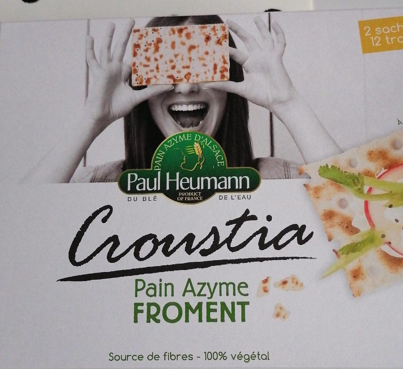 Pain azyme froment - Produit