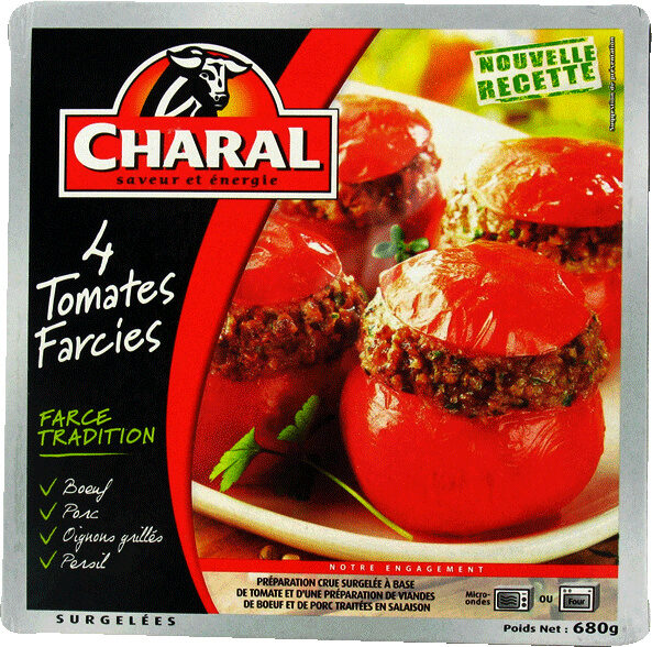Bte 4X170G Tomate Farcie Charal - Produit