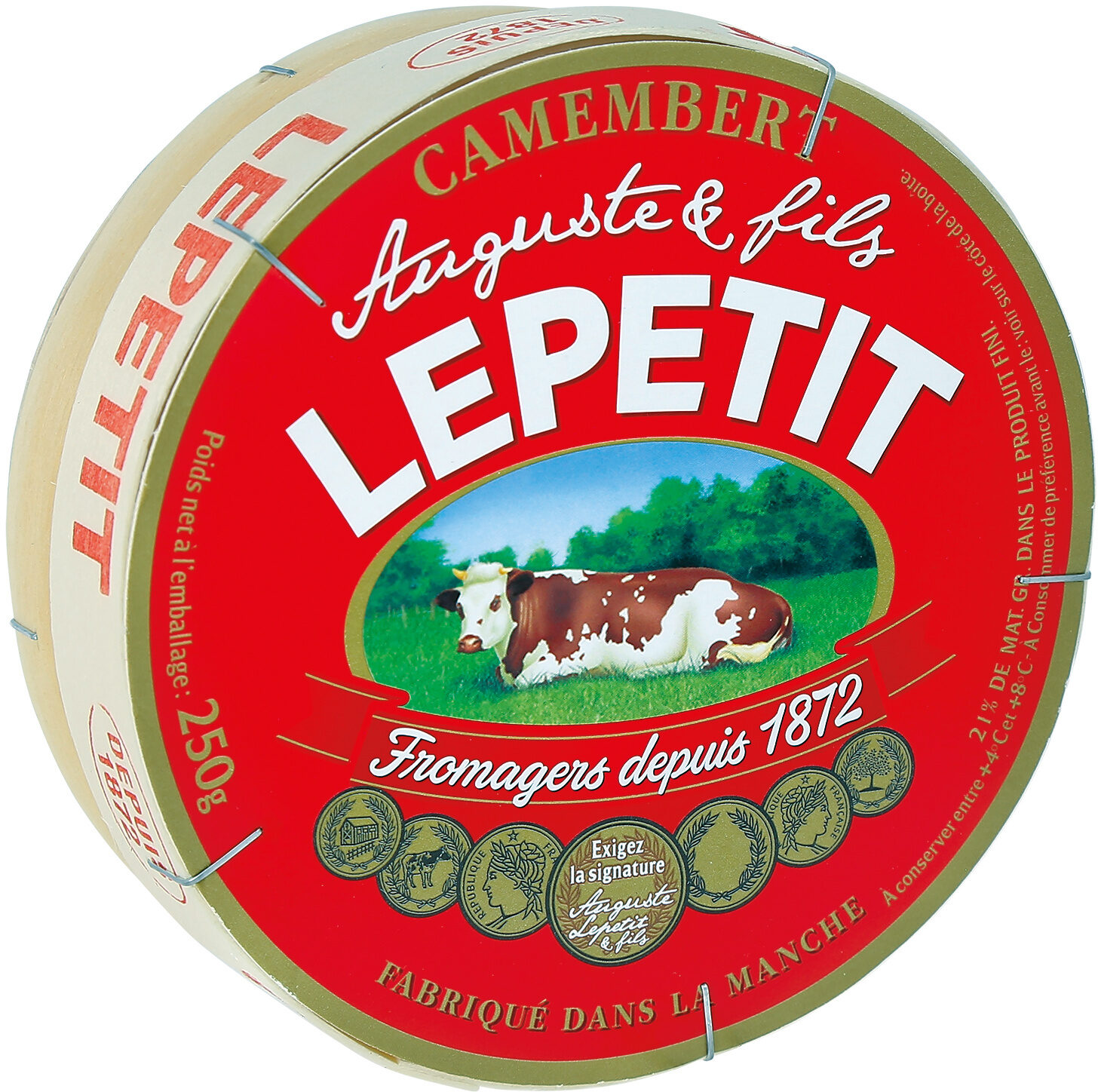 Camembert lepetit 250g 21% - Product - fr