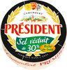 Camembert president sel reduit de 30% 250g - Produit