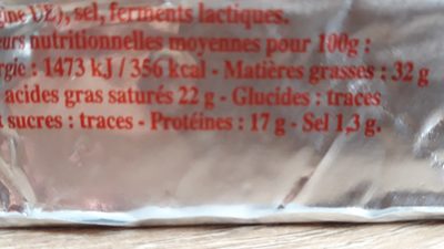 Lasctador Brie 150 gr. - Ingredients - fr