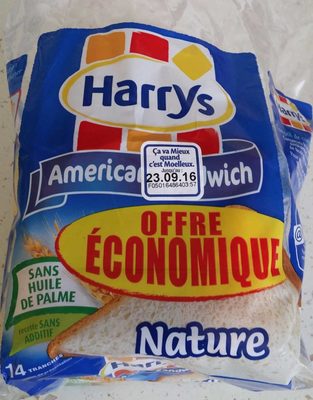 American Sandwich Nature (offre économique) - Product - fr