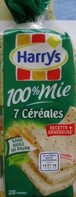 100% mie 7 cereales - Product - fr