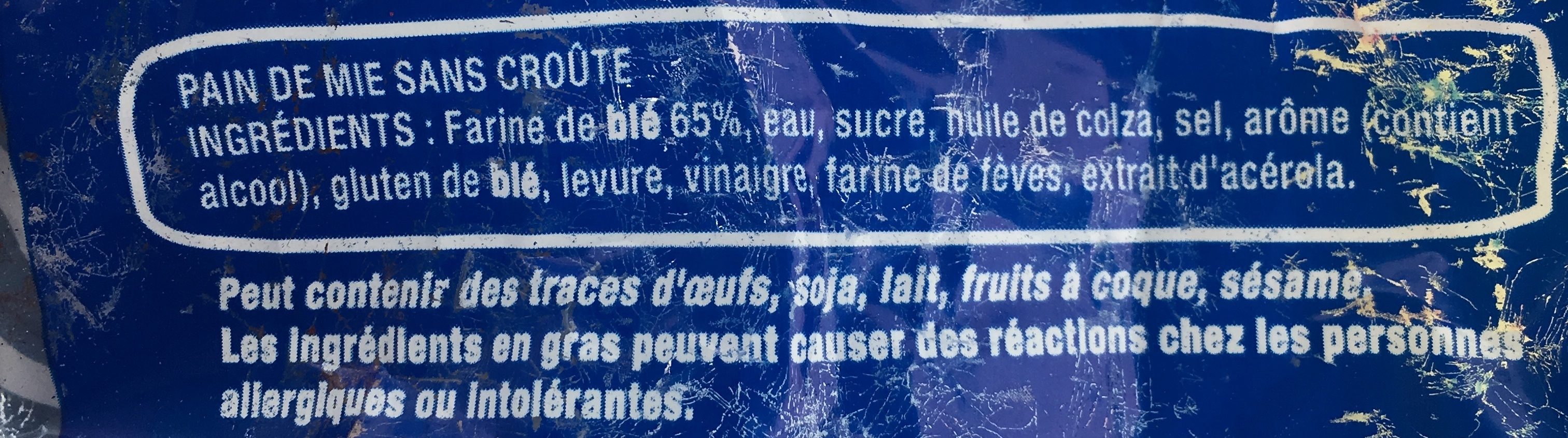100% mie nature pt - Ingredients - fr