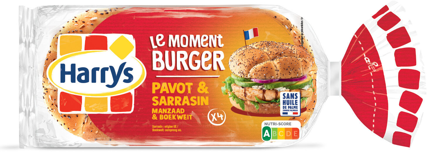 Burger pavot sarrasin - Produit