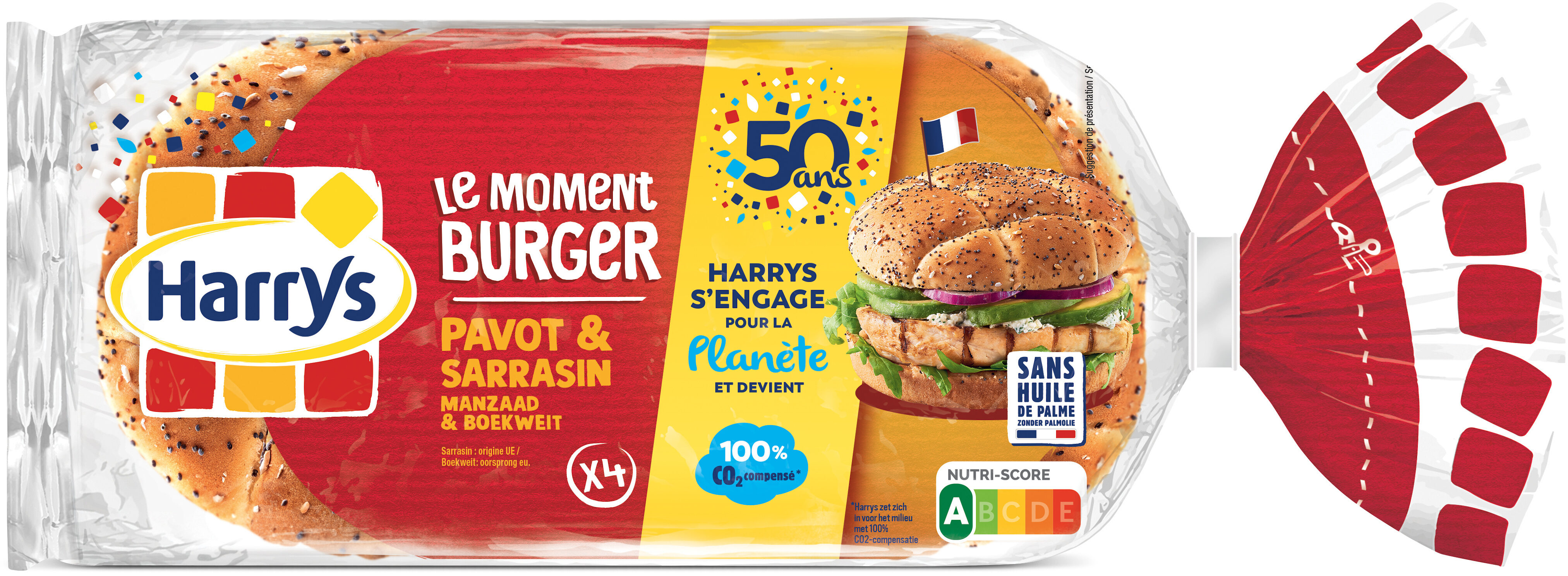 Burger pavot sarrasin - Product - fr