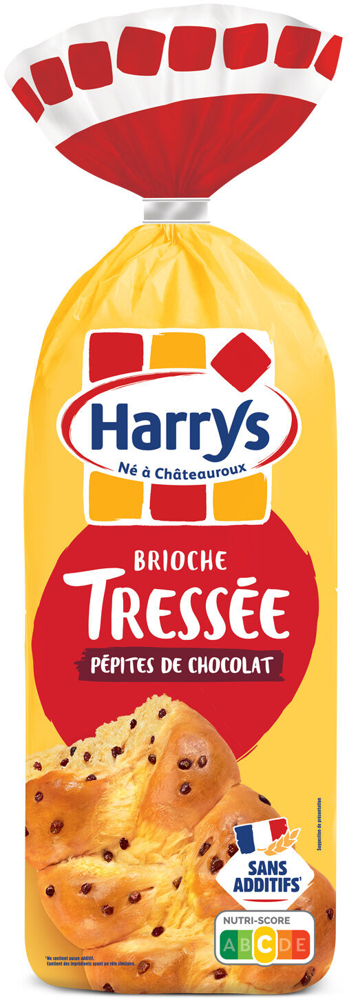 Harrys brioche tressee aux pepites de chocolat sans additifs 500g - Product - fr