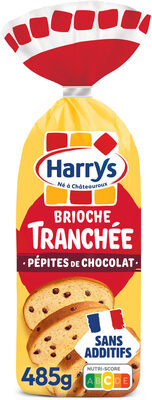 Harrys brioche tranchee pepites de chocolat sans additif 485g - Produit