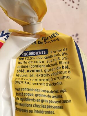 Harrys brioche tranchee -30% de sucre sans additif 485g - Ingredienser - fr