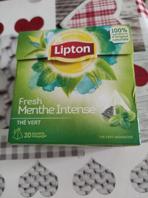 Lipton Thé Vert Menthe Intense 20 Sachets - Produkt - fr