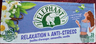 Relaxation & Anti-Stress - feuilles d'oranger, camomille, vanille - نتاج - fr