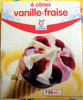 6 cônes vanille-fraise - Product