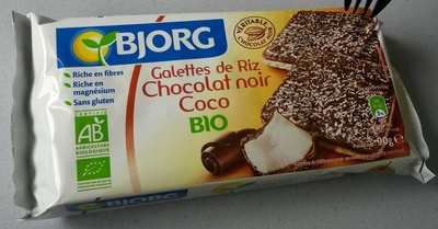 Galettes de riz chocolat noir coco bio - Prodotto - fr