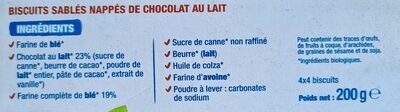 Sablissime chocolat au lait - Ingredients - fr