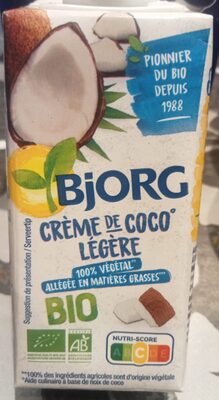 Crème de coco légère - Produit