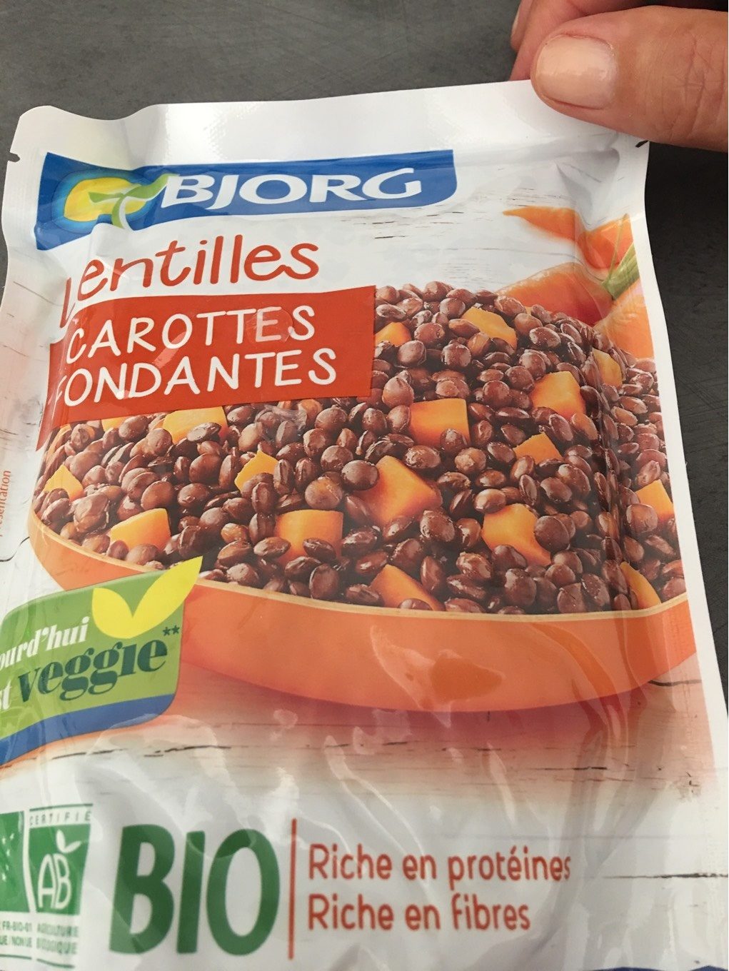 Lentille carotte doy pack bjorg - Produit