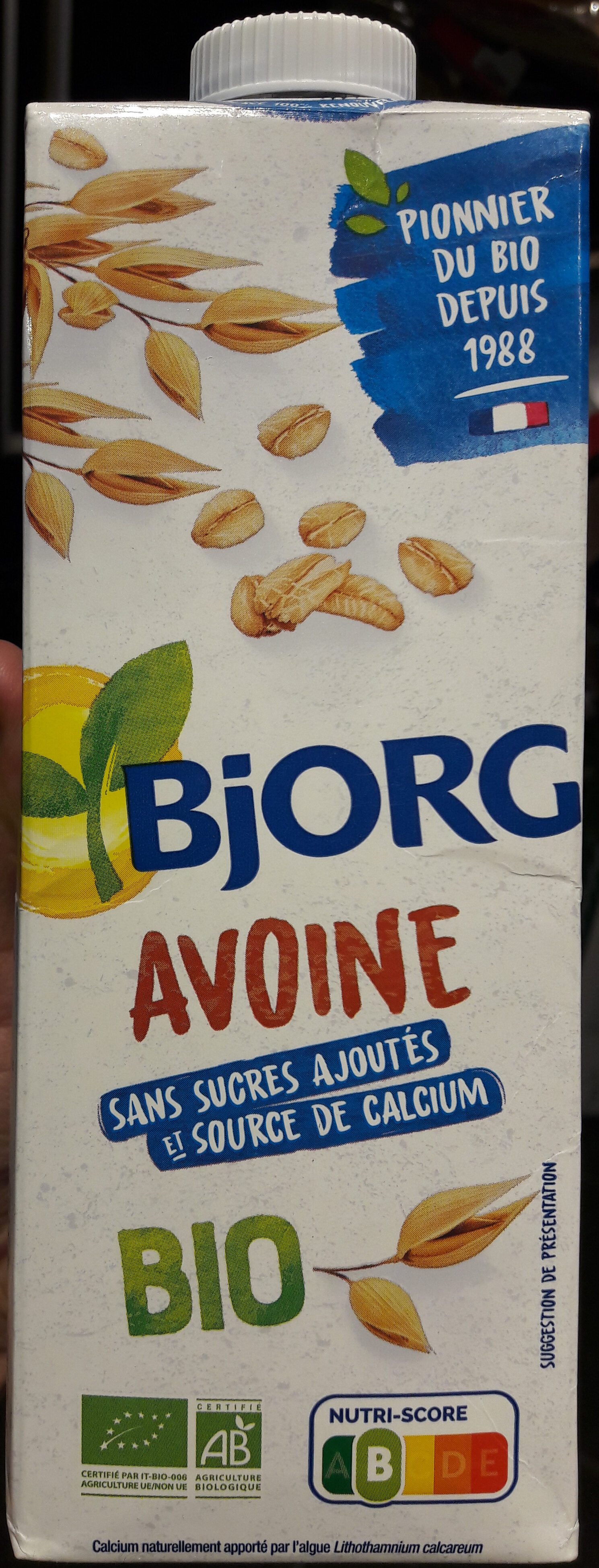 Avoine - Boisson biologique - Produit