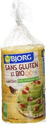 Galettes maïs, amarante, lin bio Sans gluten - Product - fr