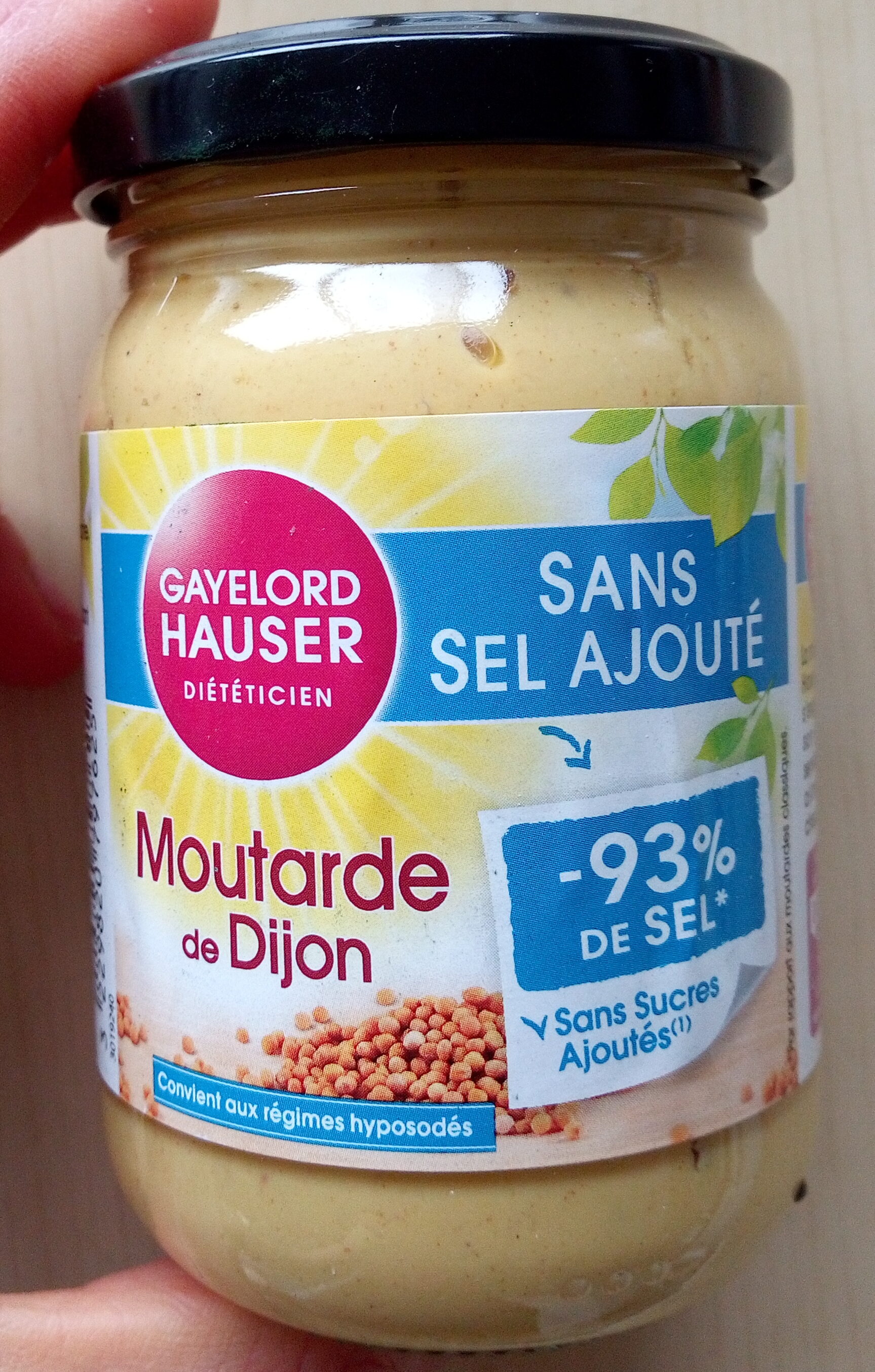 Moutarde de Dijon sans sel ajouté - Recycling instructions and/or packaging information - fr