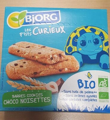 Les P'tits CURIEUX barres cookies choco noisettes - Product - fr