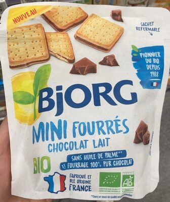 mini fourrés chocolat lait bio - Prodotto - fr